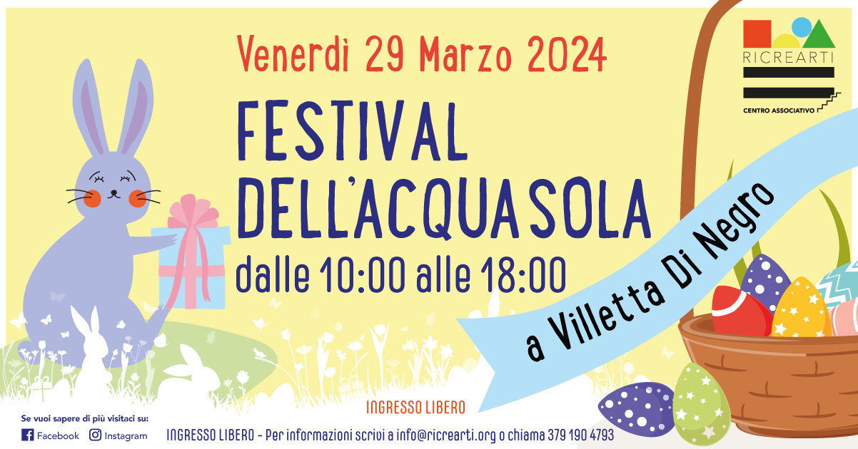 29-03  Festival dell'Acquasola A VILLETTA DI NEGRO