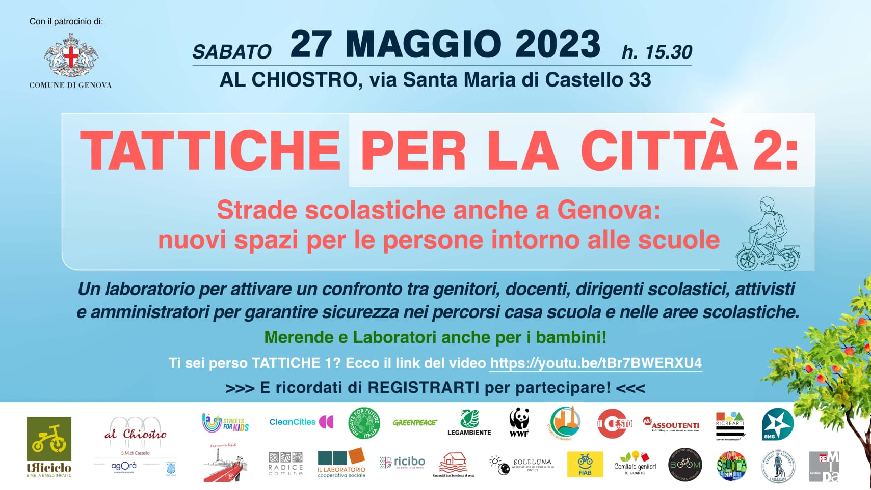 Tattiche per la Città 2 RiCreArti presente! Sabato 27 maggio